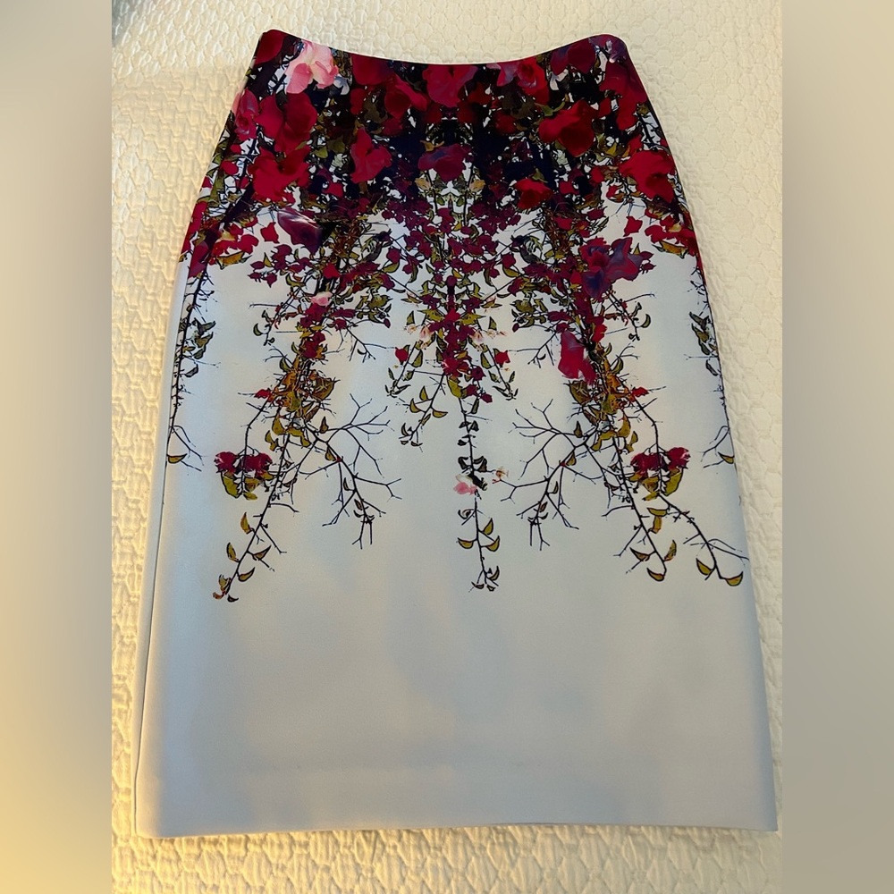 Ted Baker Floral Print Pencil Skirt